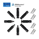 MC4 solar connector 1500V 43A - best male female mc4 cable connectors compatible with MC4 Evo2